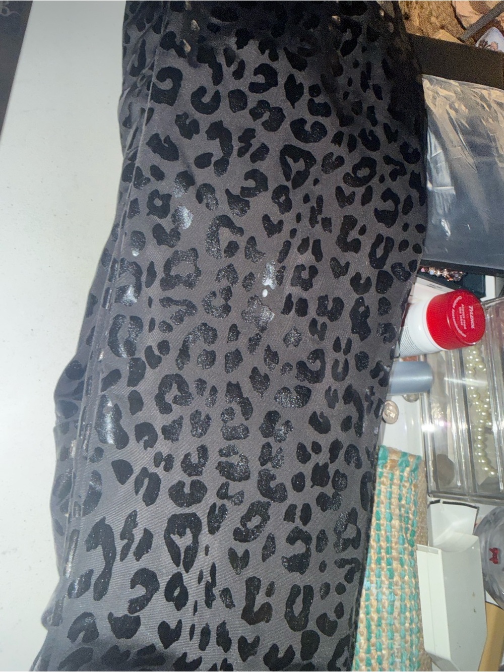 Women's Black Leggings - Sleek High-Waist Comfort. DORM ESSENTIALS